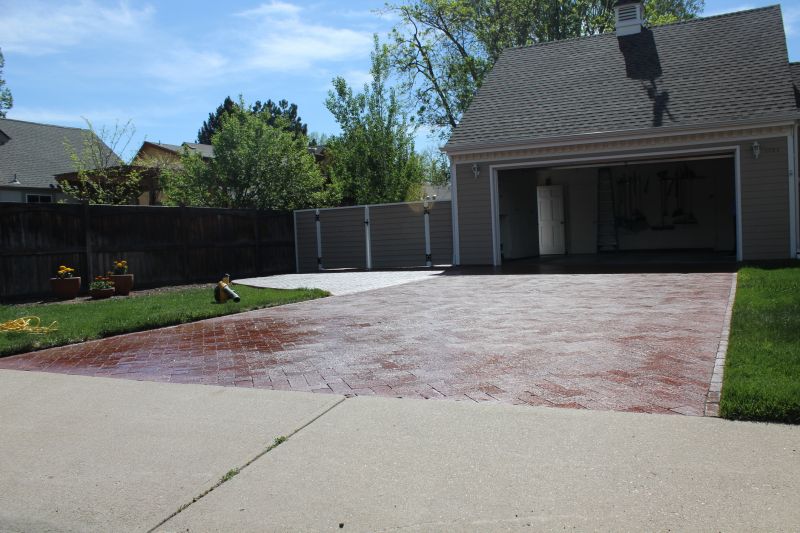 Stamped Concrete Driveway Service detail